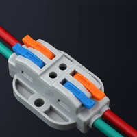 Connecteurs de fils universels compacts, bornier à levier 2 3 4 5 ports, connecteur rapide pour câble à fils solides