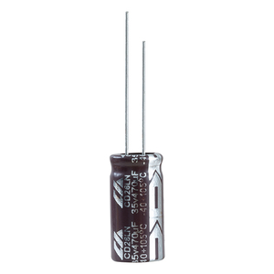 Condensateurs électrolytiques en aluminium haute fiabilité CD26L série 1 220μF 12000H dédiés au ballast électronique - Product Image 1