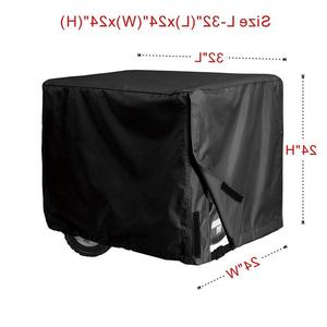 Autre housse de protection pour générateur 210D en tissu Oxford, imperméable et anti-poussière, pour générateur à essence, tailles personnalisées, noir, beige, moderne, simple - Product Image 4