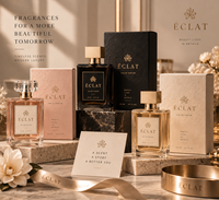 Ensemble d'emballage de parfum de luxe personnalisé, flacon de parfum en verre avec boîte en papier de qualité supérieure