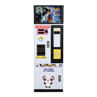 Distributeur de billets Nayax personnalisé, construction métal-plastique, rechargeable, changeur automatique de jetons et de devises pour billets