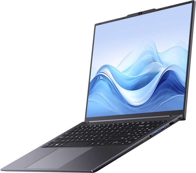 CHUWI New 16 Inch Laptop AMD Ryzen 5 7430U 8 Cores 16GB RAM 512GB SSD Windows 11 Pro English IPS Metal Body WiFi 6