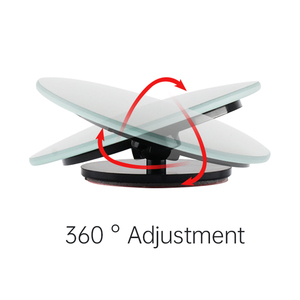 2ชิ้นต่อแพ็ค<span class=keywords><strong>360</strong></span>องศาไร้กรอบกระจกมองหลังแบบนูนกระจกมองหลังมุมกว้างอุปกรณ์เสริมภายนอก - Product Image 3