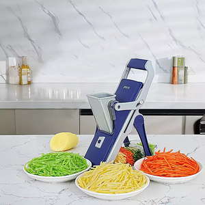 Nouveau hachoir multifonction en acier inoxydable écologique, hachoir de cuisine, hachoir à fruits et légumes, trancheuse - Product Image 1