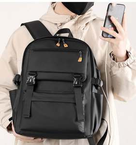 Sac de voyage grande capacité avec logo personnalisé, sac à dos d'affaires décontracté et tendance pour ordinateur portable avec port de chargement USB - Product Image 3