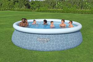 <span class=keywords><strong>Piscina</strong></span> Inflable Redonda <span class=keywords><strong>Bestway</strong></span> 57371/57371E de Instalación Rápida, 4.57 m X 1.07 m, PVC Resistente, para Jardín - Product Image 3