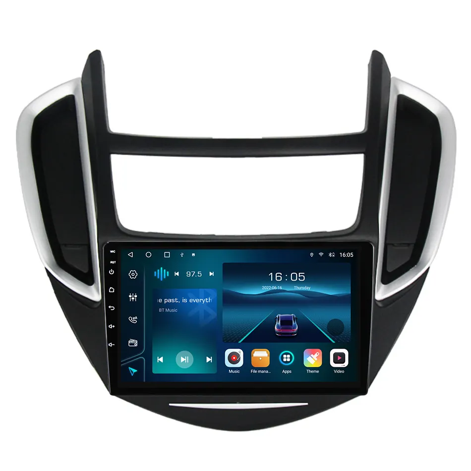 Krando navigasi mobil untuk Chevrolet Trax Tracker 2013 - 2017 10.1 inci, dengan sistem hiburan Multimedia otomatis Android WIFI 4G
