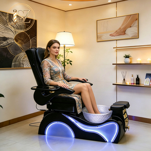 Sillón de Pedicura de Lujo <span class=keywords><strong>para</strong></span> Salón de Belleza y Salón de Uñas, Ergonómico, con Calor y Jets de Masaje - Product Image 1