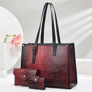 Bolsos de Mano para Mujer al por Mayor, Juego de 3 Bolsos de Mano de Piel Sintética Impermeable - Product Image 2