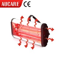 Lámpara de Curado de Pintura Infrarroja AUCARE de 1100W, Aleación de Aluminio, CA 220-240V, Área de Curado de 650x500mm, Temporizador de 0-60min, para Automóviles