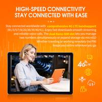 Tablet Worldya de 10.1 Pulgadas, Quad Core 1.5GHz, Android 15, Resolución de Pantalla, Resistente al Agua y a Golpes, USB Tipo-C, WiFi 5.0, MTK