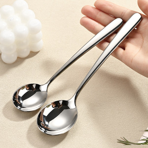 Kinh doanh Nhà Bếp Bộ đồ ăn thép không gỉ Cà Phê Trà thìa dài xử lý Flatware cho đồ uống nóng Quà Tặng Hàn dịch vụ chế biến - Product Image 3