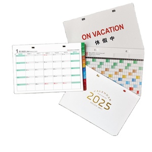 Bàn lịch 2025 lịch giữ bút kinh doanh đa chức năng Khung gỗ hàng tuần Lịch Văn Phòng Máy tính để bàn - Product Image 5