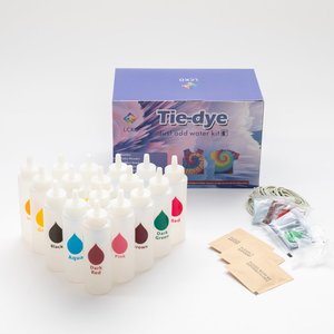 Kit de teinture tie-dye écologique en gros, 42 couleurs, poudre non toxique, kits d'art textile DIY, boîte de couleurs personnalisée pour vêtements - Product Image 4
