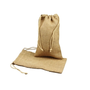 Pochette cadeau en toile de jute écologique, imprimée numériquement, sac à bijoux en jute, emballage personnalisable - Product Image 4