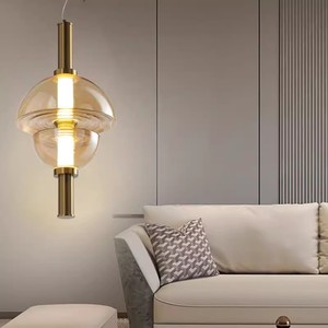 Lámpara de Araña Moderna Minimalista de Cristal de Lujo, Estilo Nórdico, Lámpara de Mesa de Alta Gama para Sala de Estar, Comedor, Barra de Bar, Diseño Único - Product Image 6