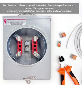 Presa per Contatore Elettrico Residenziale 125A / Base per Contatore Elettrico - Product Image 4