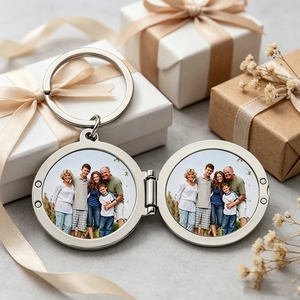 Llavero de Metal Sublimable en Blanco <span class=keywords><strong>para</strong></span> <span class=keywords><strong>Fotos</strong></span>, Transferencia Térmica, Imagen Familiar Personalizada <span class=keywords><strong>para</strong></span> Recuerdo, Regalo, Llavero - Product Image 1
