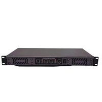 Amplificateur de puissance numérique HD4Combination4*2000W avec amplificateur de puissance audio numérique de classe D DSPr, récepteur et amplificateur audio numérique 1U