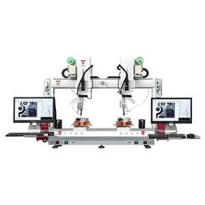 Mesin solder otomatis ganda Visual CCD untuk lampu Strip Led