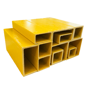 Tubes carrés pultrudés Frp usine de coupe personnalisée en fibre de verre Extrusion directe Frp renforcé de fibre de verre haute résistance - Product Image 3