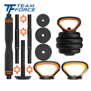 Haltère Haltère Kettlebell <span class=keywords><strong>barre</strong></span> de poussée combinaison ensemble - Product Image 5