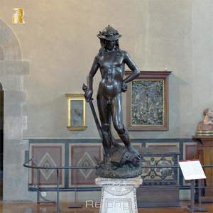 Thiết kế nổi tiếng cuộc sống Kích thước donatello Đồng <span class=keywords><strong>David</strong></span> Tượng điêu khắc để bán - Product Image 1