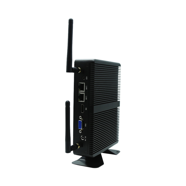 Factory OEM Hotsale Computer Intel Celeron J4125 VGA Watchdog 2 COM 2 NIC 4K Mini Pc Win10 Office Fanless Desktop Small Mini PC