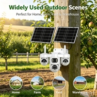 Caméra de surveillance PTZ solaire extérieure 4G avec carte SIM O-kam, suivi de mouvement humain, installation facile, support domestique gratuit