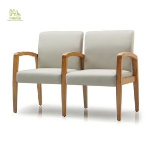 <span class=keywords><strong>Fauteuil</strong></span> d'attente moderne à pieds en caoutchouc, 3 places, revêtement en cuir facile à nettoyer, idéal pour les hôpitaux, les cliniques, les salles d'attente - Product Image 4