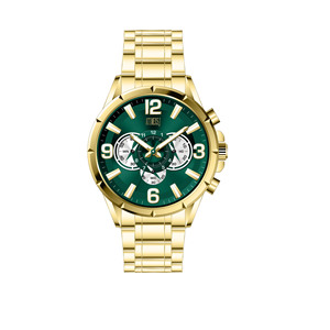 Montre Horizon avec bracelet en métal, mouvement à quartz, design structuré audacieux, idéale pour un usage quotidien, professionnel et festif. - Product Image 3