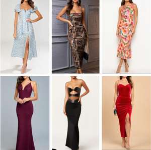 Robes en coton pour femmes assorties pour adultes - Vente de liquidation de stock avec une grosse réduction, origine CN/GUA, modèle QZ-049 - Product Image 3