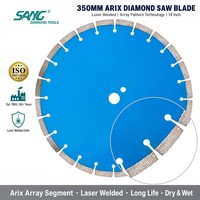 Disque de coupe Arix soudé au laser de 300 mm, 400 mm, 500 mm, 600 mm, lame de scie diamantée pour béton dur, roches dures, briques, pavés, ciment