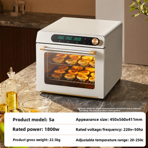 <span class=keywords><strong>Horno</strong></span> Eléctrico Compacto Multifunción 2 en 1 de Acero Inoxidable para Repostería Casera, 40 Litros - Product Image 4