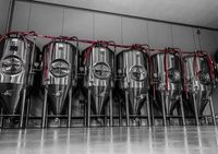 Fermenteur à bière en acier inoxydable 304/316 de 10 000 L, unités de fermentation, réservoirs coniques