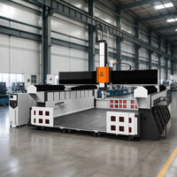 Machine de fraisage CNC 3 axes à cadre épais soudé robuste pour le transport ferroviaire et la fabrication de moules en bakélite et nylon de grande taille