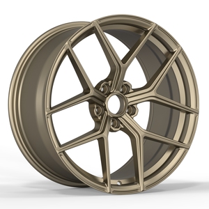 Cerchi in Lega Spazzolata Dorati di Lusso Sportivi da 18, 19, 20, 21 e 22 Pollici, Adatti per BYD, Nissan, <span class=keywords><strong>Volkswagen</strong></span>, Toyota, BMW e Audi - Product Image 1