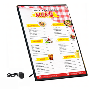 Siêu mỏng ánh sáng Pad xách tay LED <span class=keywords><strong>L</strong></span> LED Tường <span class=keywords><strong>lightbox</strong></span> Bảng hiển thị Menu nhà hàng quảng cáo hộp Đèn đặt hàng <span class=keywords><strong>l</strong></span>ại <span class=keywords><strong>lightbox</strong></span> - Product Image 3