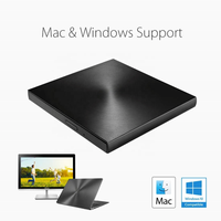 USB External burner SDRW-08U9M-U Notebook Drive Type-C+USB External Optical Drive CD/DVD burner 8X Mobile Optical Drive Black