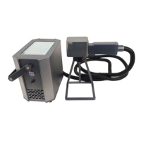 Machine de marquage laser à fibre portative, mini-marqueur laser portable pour la gravure sur métal, plastique, logo, date, code.