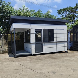 บ้านพักยามสำเร็จรูปแบบโมเดิร์นพร้อมห้องน้ำในตัว ทนทาน ใช้งานกลางแจ้งได้ พกพาสะดวก - Product Image 3