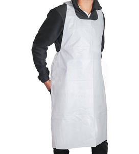 Disposable Transparent Household Cleaning Cooking Salon Pe Polyethylene Hospital <b>Apron</b> - Product Image 1