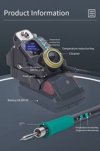 Station de soudage à air chaud 939D+ III avec fonction de réparation, nouvelle station de retravaillage électronique compatible avec les poignées de fer à souder - Product Image 6