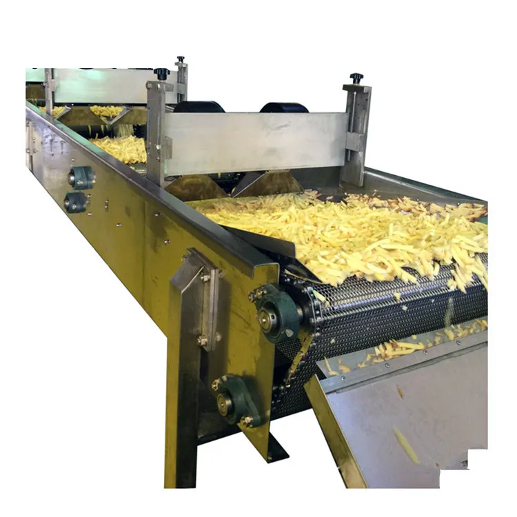 Electric Automatic Frozen French Fries Potato Chips Production Line With Packaging