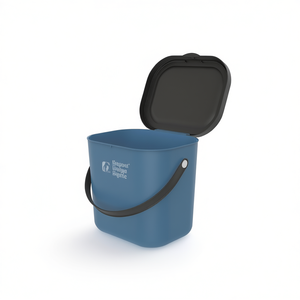 ถังขยะ Rotho รุ่น Albula ขนาด 10 ลิตร พร้อมฝาปิดและหูหิ้ว สำหรับใช้ในครัว - Product Image 2