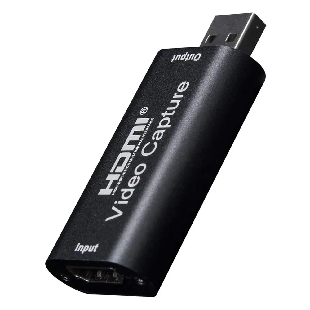 HD 1080P HDMI to USB Audio and Video Capture Card for Game and Video Record and Teaching Record and more