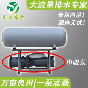 Axial Flow <b>Submersible</b> <b>Pump</b> 10000 L Min Three Phase Electric Flange Connection For Wastewater And Flood Control - Product Image 3