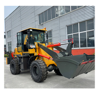 Tracteur compact 4x4 diesel avec chargeur et pelle rétrocaveuse, capacité de terrassement, mini-tracteur pas cher