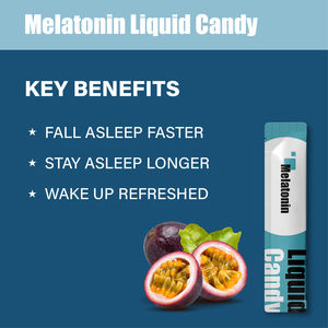 OEM 개인 라벨 멜라토닌 구미 액체 사탕 불면증 수면 보조제 공급 - Product Image 3