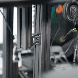 Simulateur profil aluminium volant personnalisé Cockpit simulateur de jeu de conduite superbe Cockpit avec vraie chaise course - Product Image 6